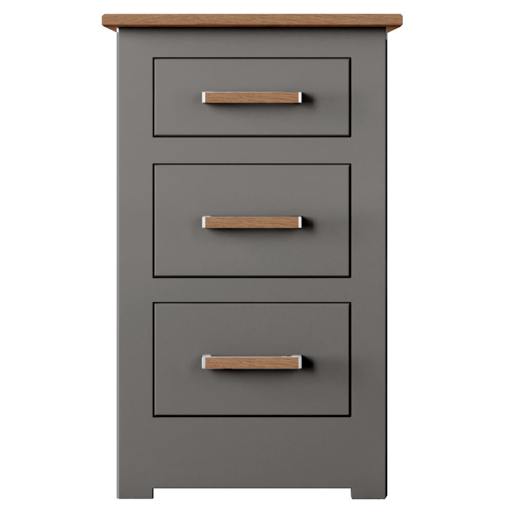 Modo Painted 3 Drawer Bedside