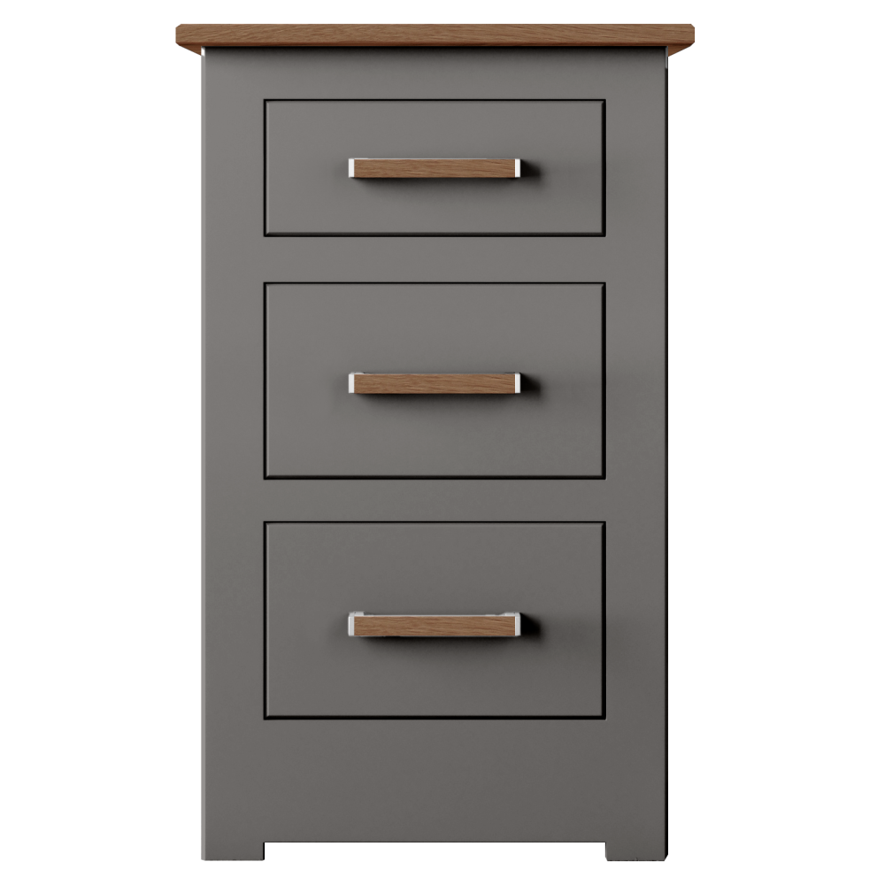 Modo Painted 3 Drawer Bedside