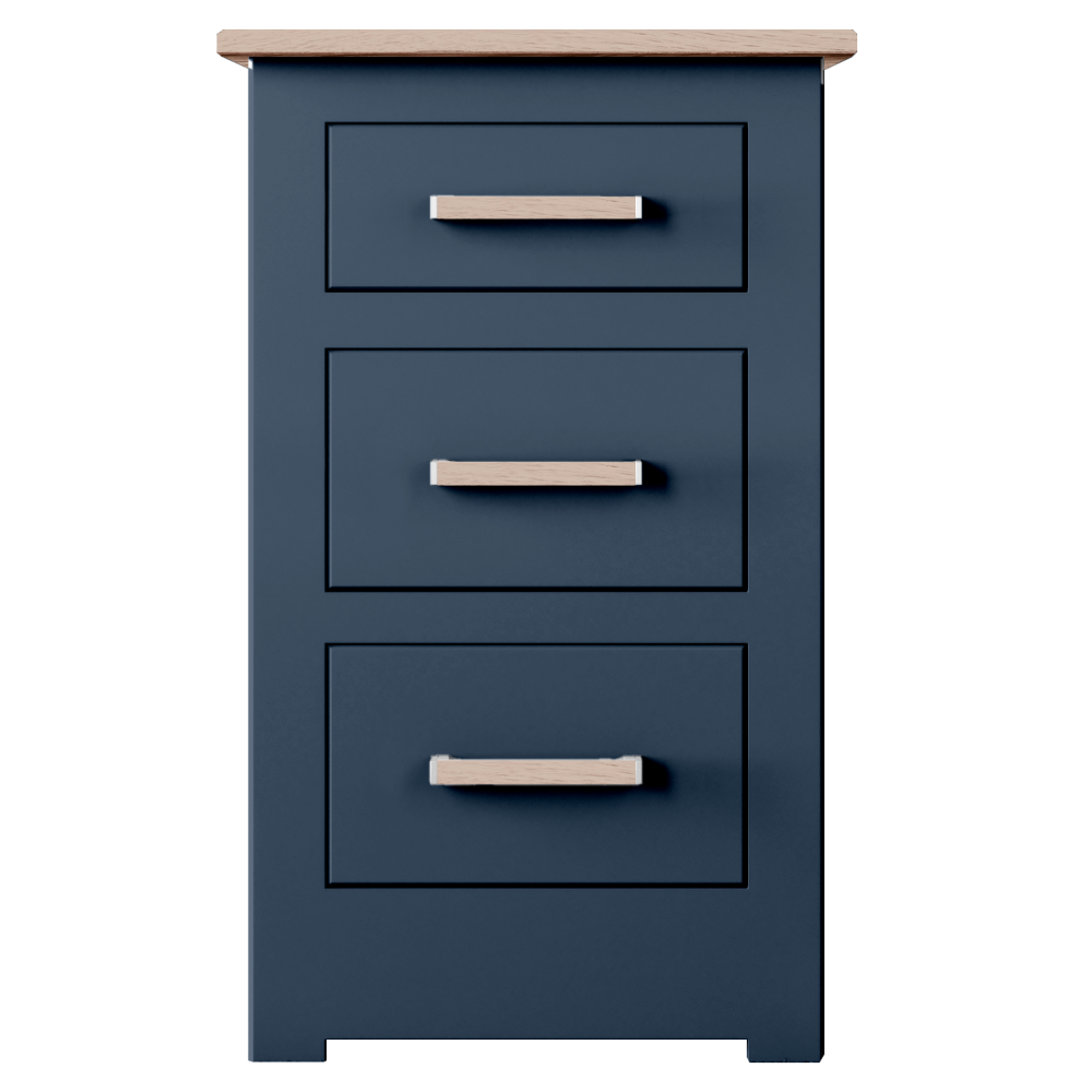 Modo Painted 3 Drawer Bedside