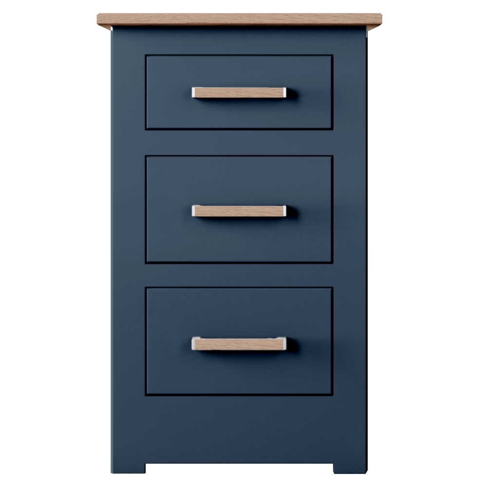 Modo Painted 3 Drawer Bedside