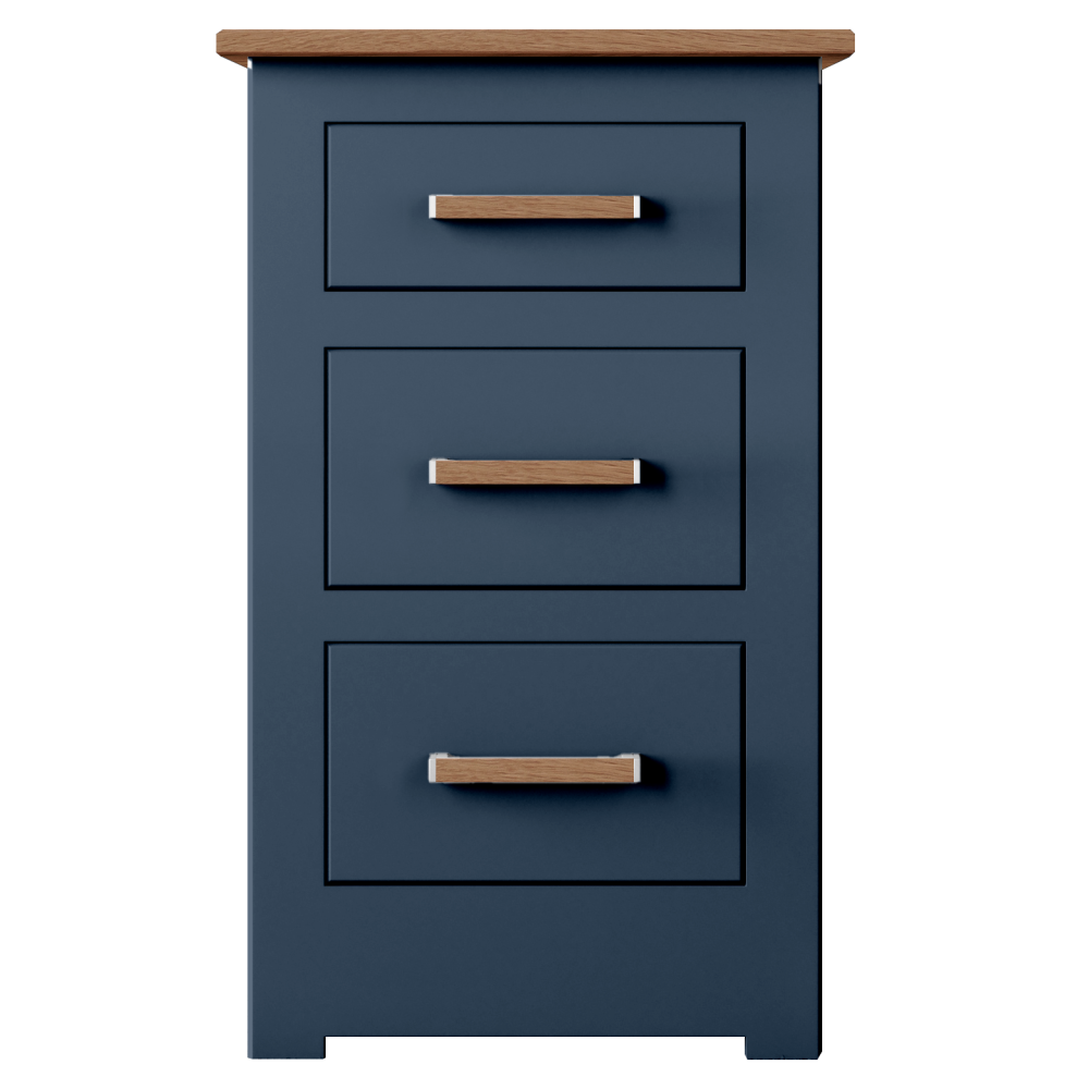 Modo Painted 3 Drawer Bedside
