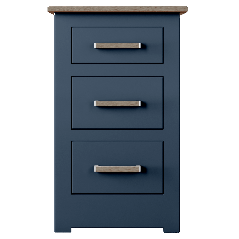 Modo Painted 3 Drawer Bedside