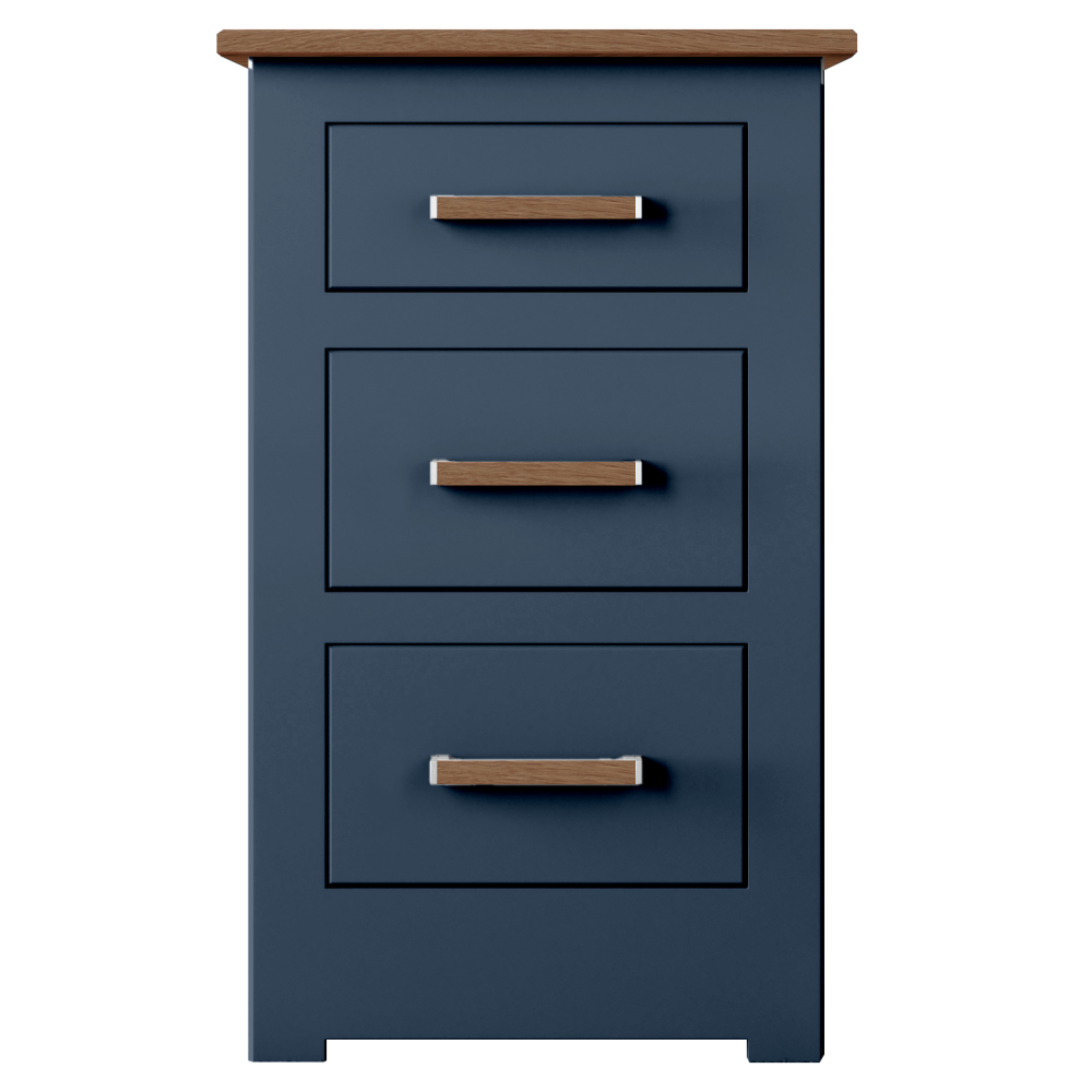 Modo Painted 3 Drawer Bedside