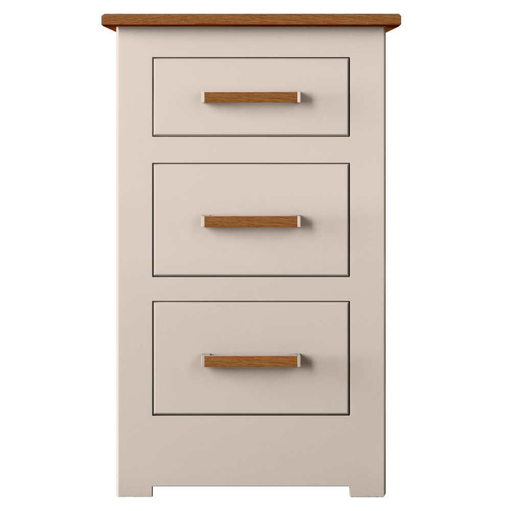 Modo Painted 3 Drawer Bedside