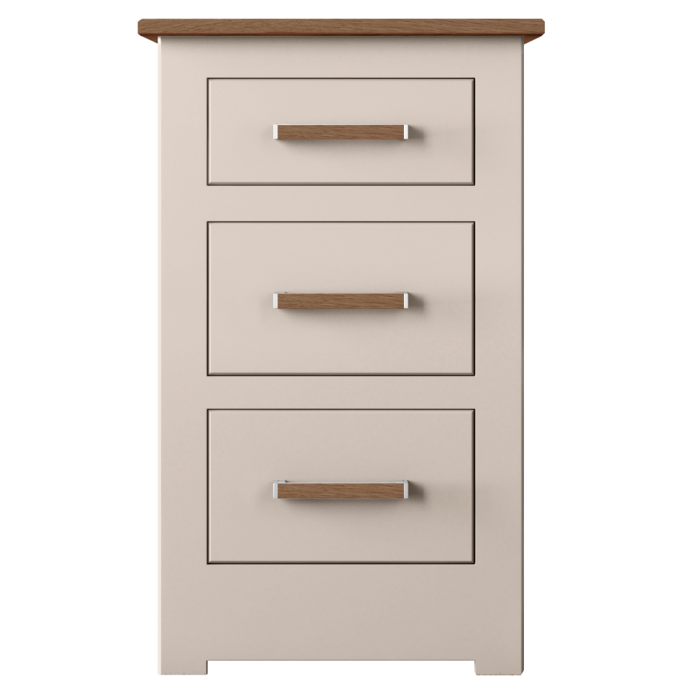 Modo Painted 3 Drawer Bedside