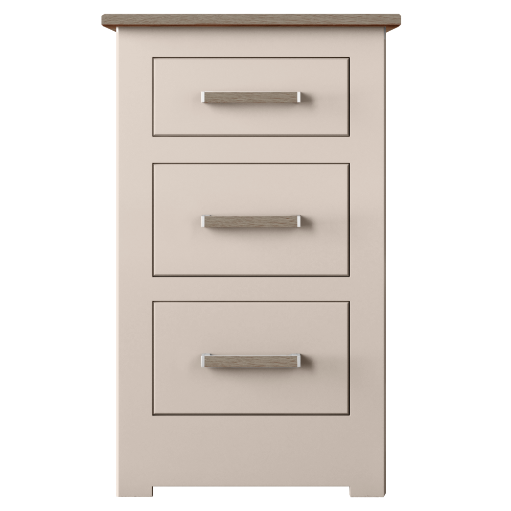 Modo Painted 3 Drawer Bedside