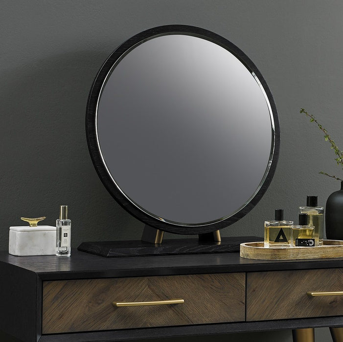 Sienna Fumed Oak Dressing Table mirror