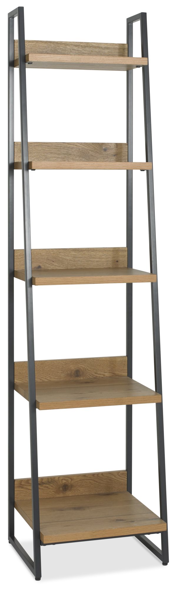 Indus Rustic Oak Narrow Open Display Unit
