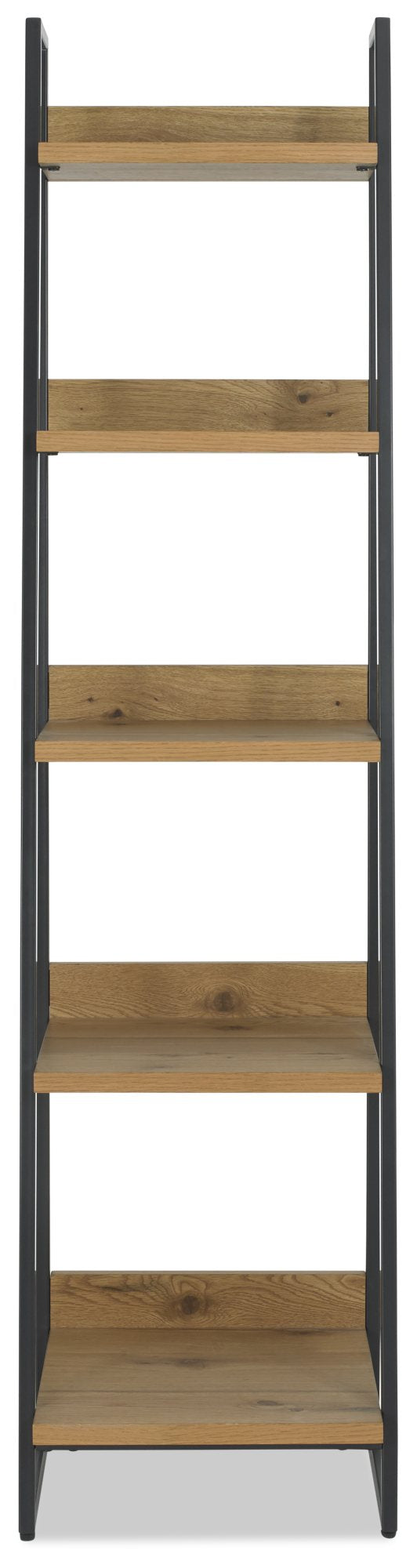 Indus Rustic Oak Narrow Open Display Unit