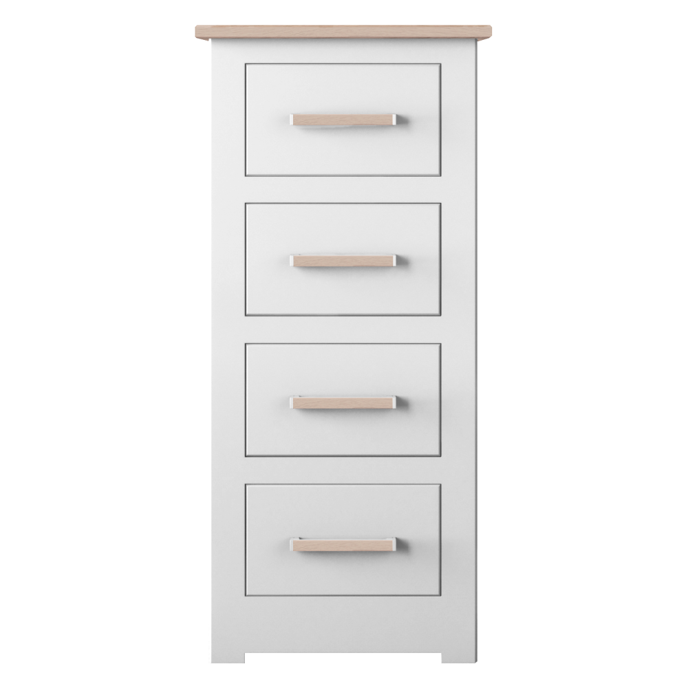 Modo Painted  4 Drawer Narrow Chest