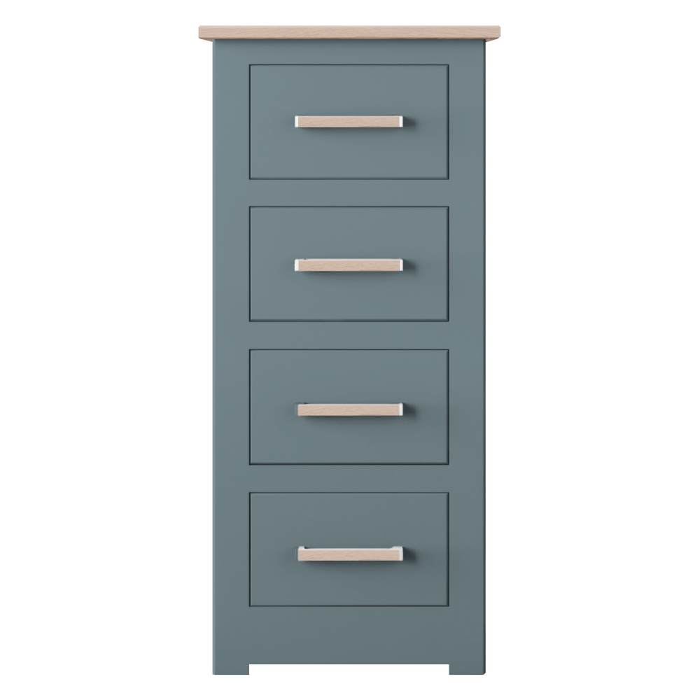 Modo Painted  4 Drawer Narrow Chest