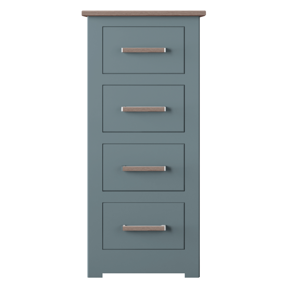 Modo Painted  4 Drawer Narrow Chest