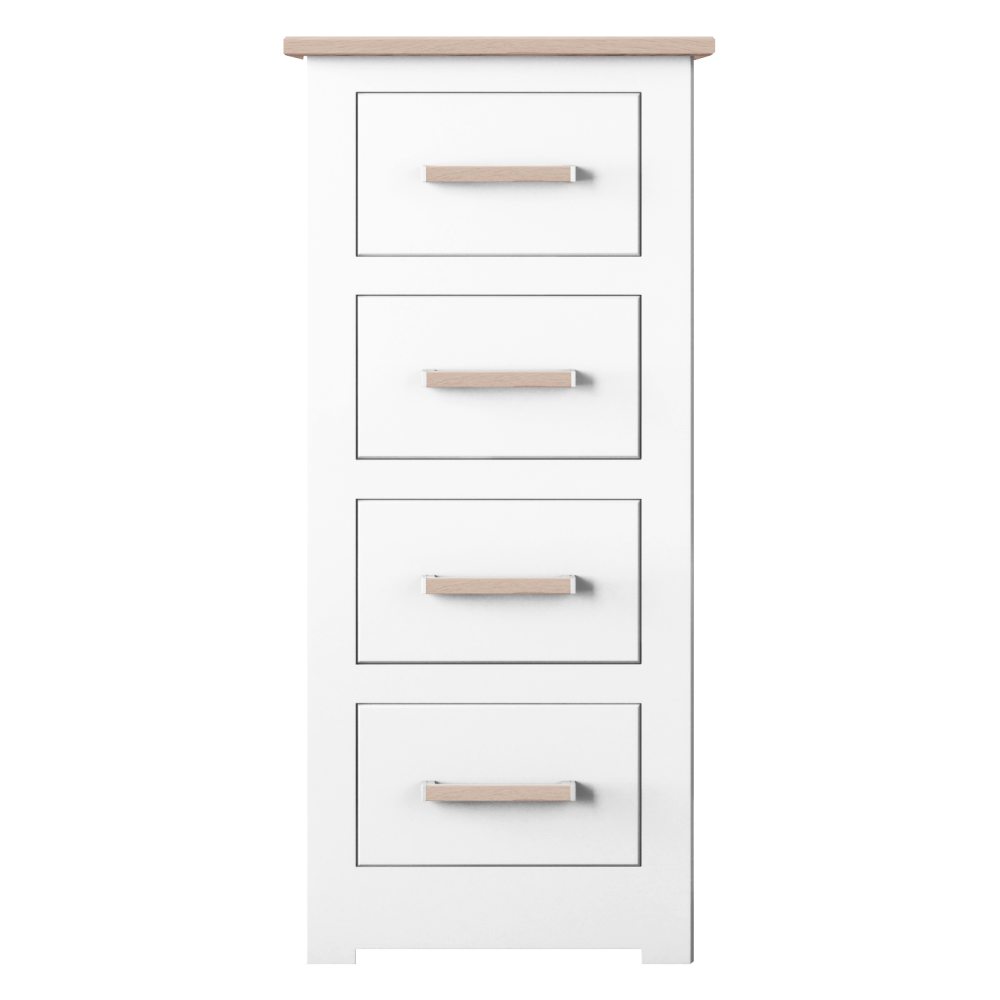 Modo Painted  4 Drawer Narrow Chest