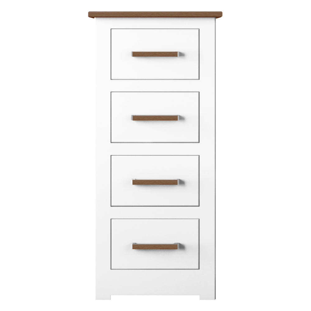 Modo Painted  4 Drawer Narrow Chest