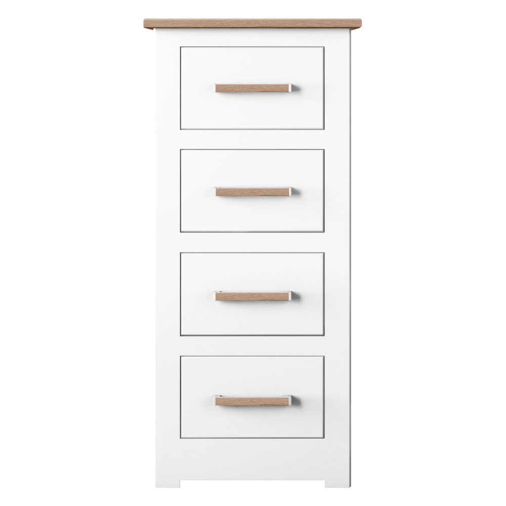 Modo Painted  4 Drawer Narrow Chest