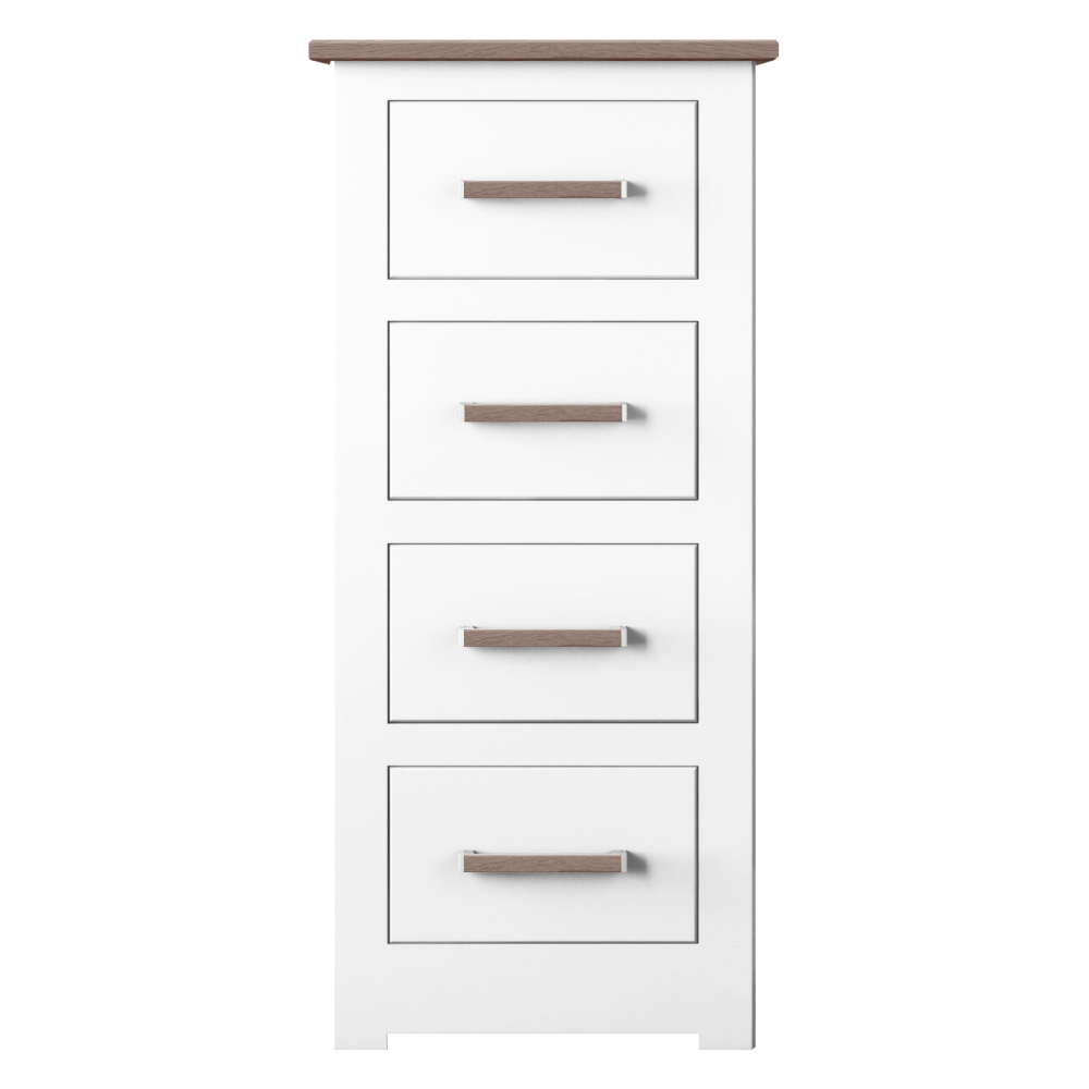Modo Painted  4 Drawer Narrow Chest