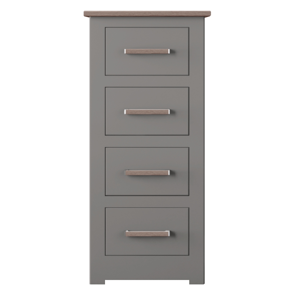 Modo Painted  4 Drawer Narrow Chest