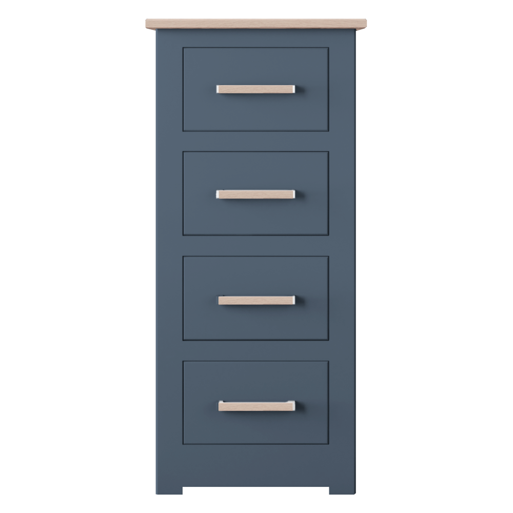 Modo Painted  4 Drawer Narrow Chest