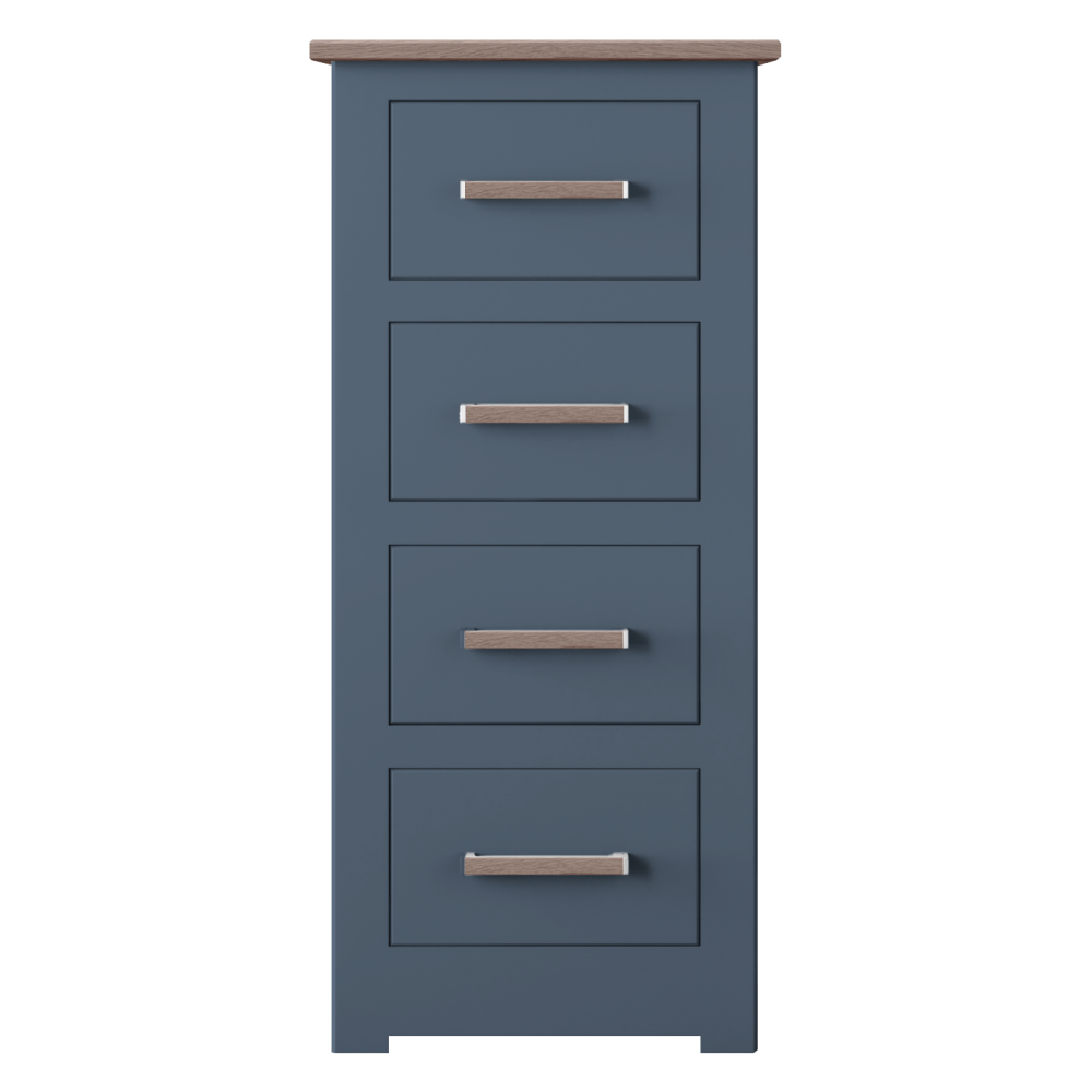 Modo Painted  4 Drawer Narrow Chest