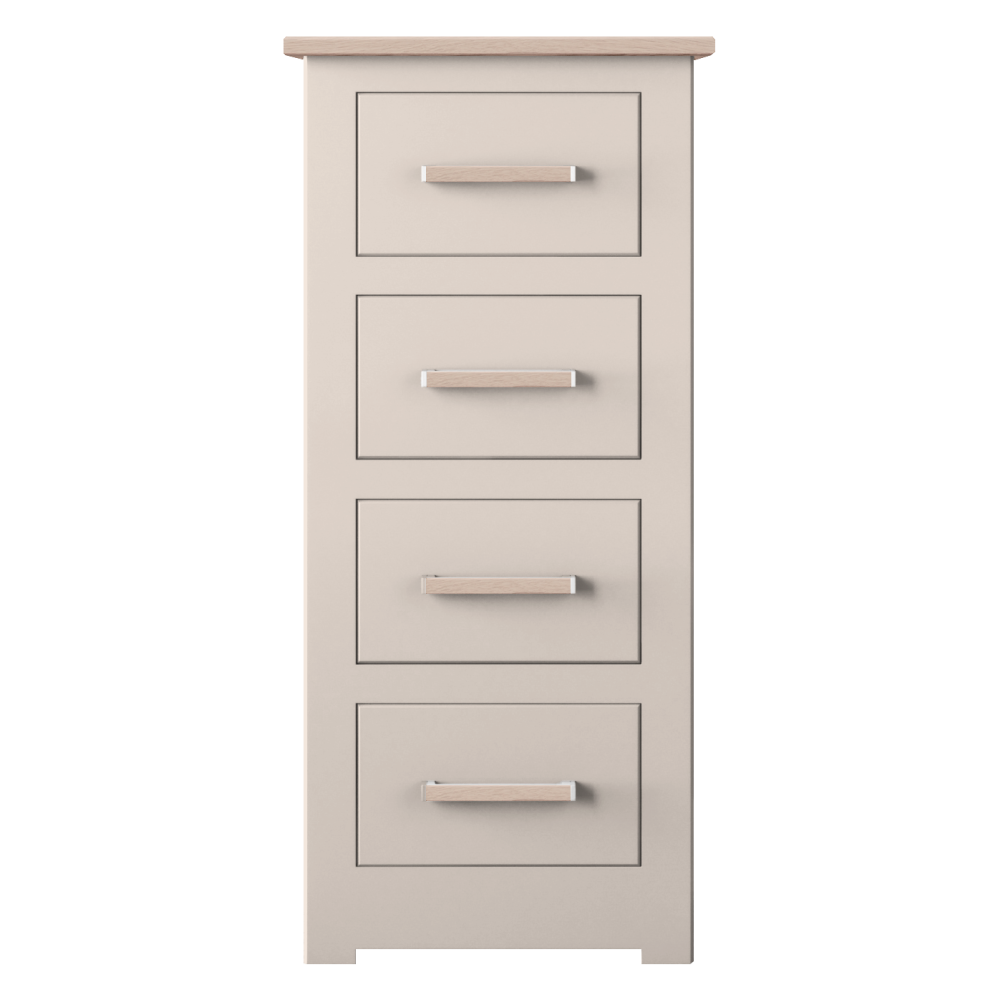 Modo Painted  4 Drawer Narrow Chest