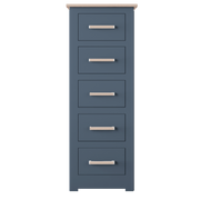Modo Painted  5 Drawer Narrow Chest