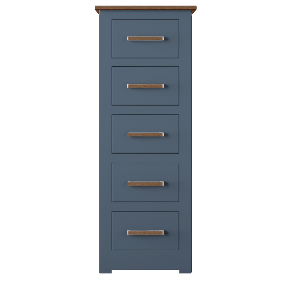 Modo Painted  5 Drawer Narrow Chest