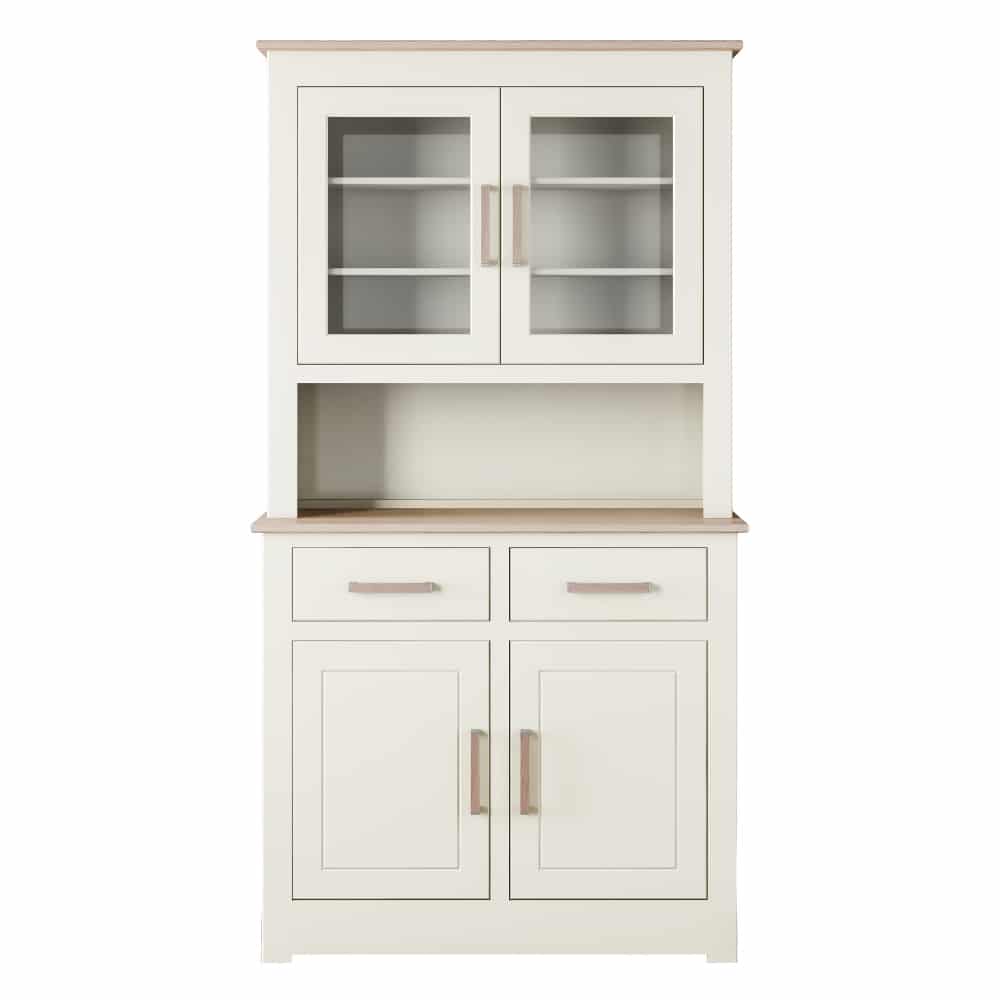 Modo Painted 2 Door/2 Drawer Glazed Dresser