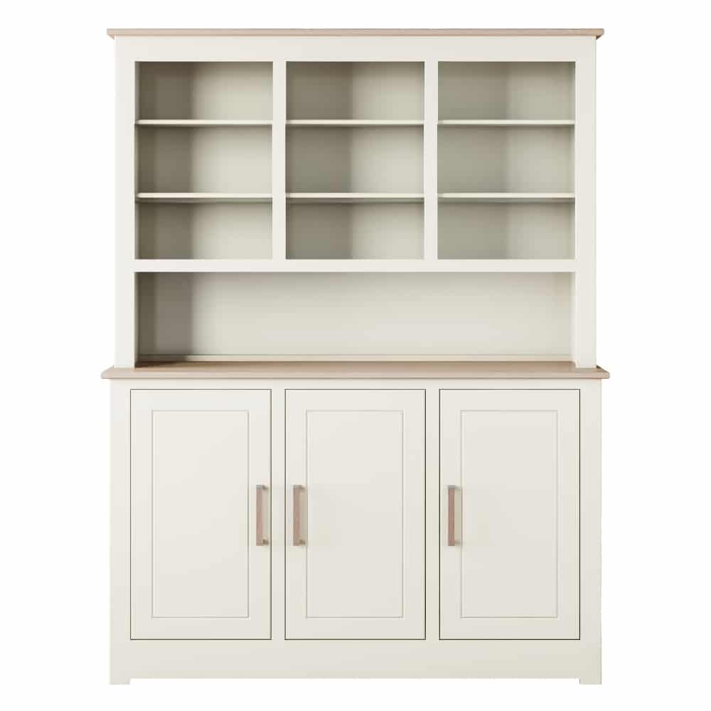 Modo Painted 3 Door Open Rack Medium Dresser
