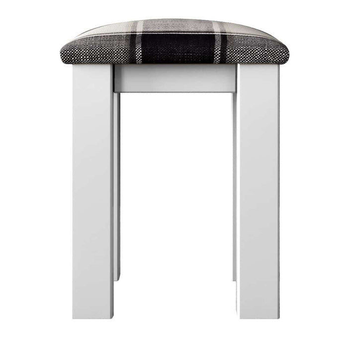 Modo Painted Upholstered Stool