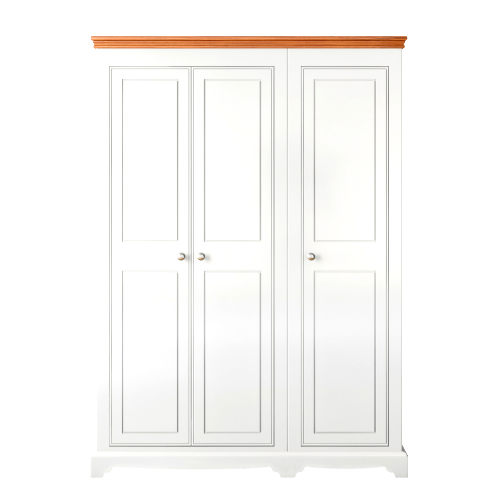 Inspiration Painted Small Triple All Hanging Wardrobe