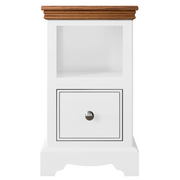 Inspiration Large 1 Drawer Open Shelf Bedside