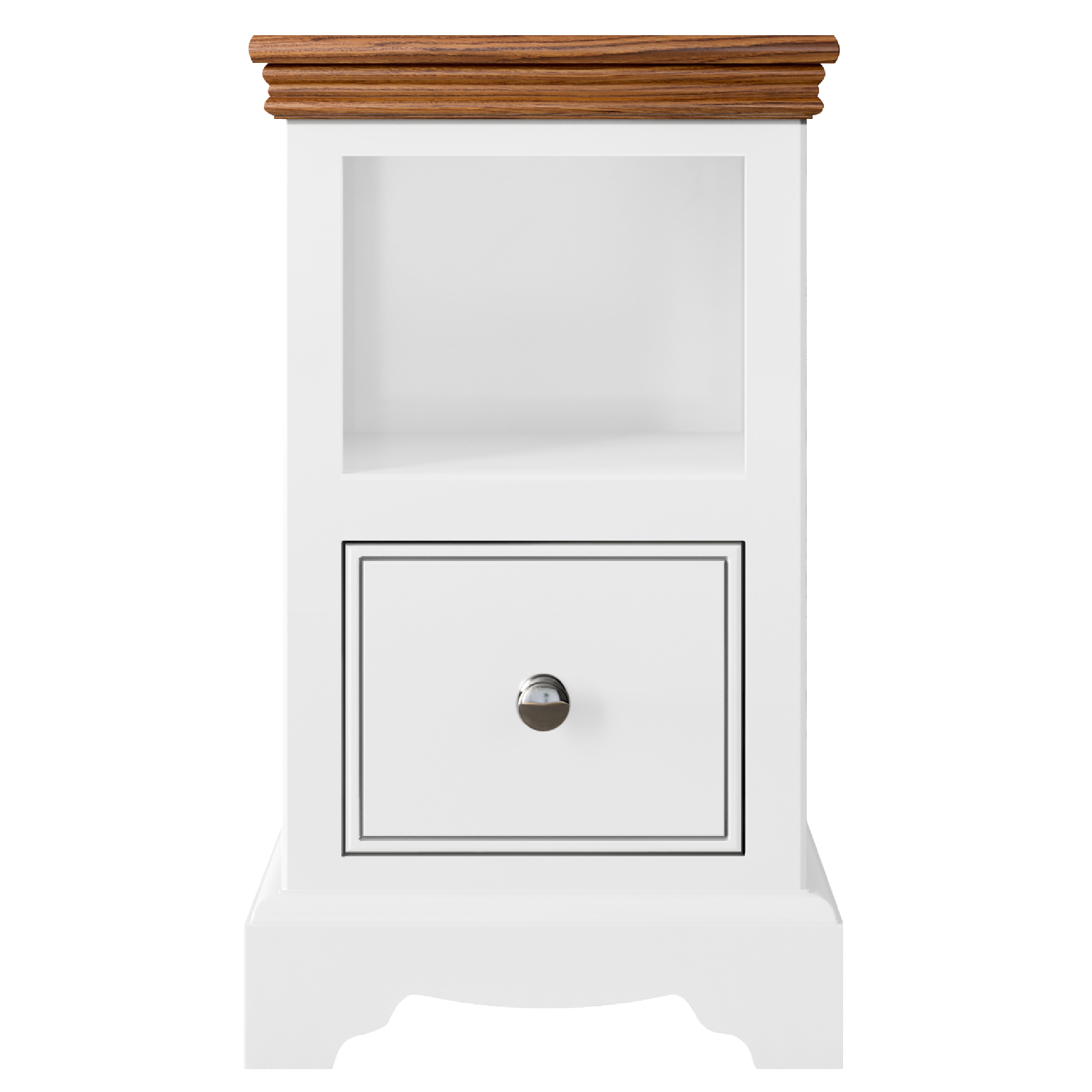 Inspiration Large 1 Drawer Open Shelf Bedside