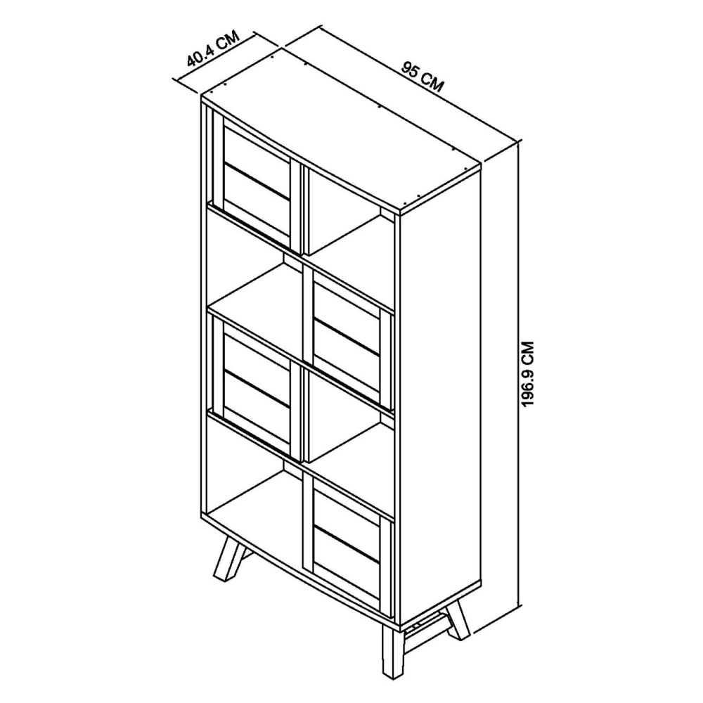 Camden Oak Display Cabinet