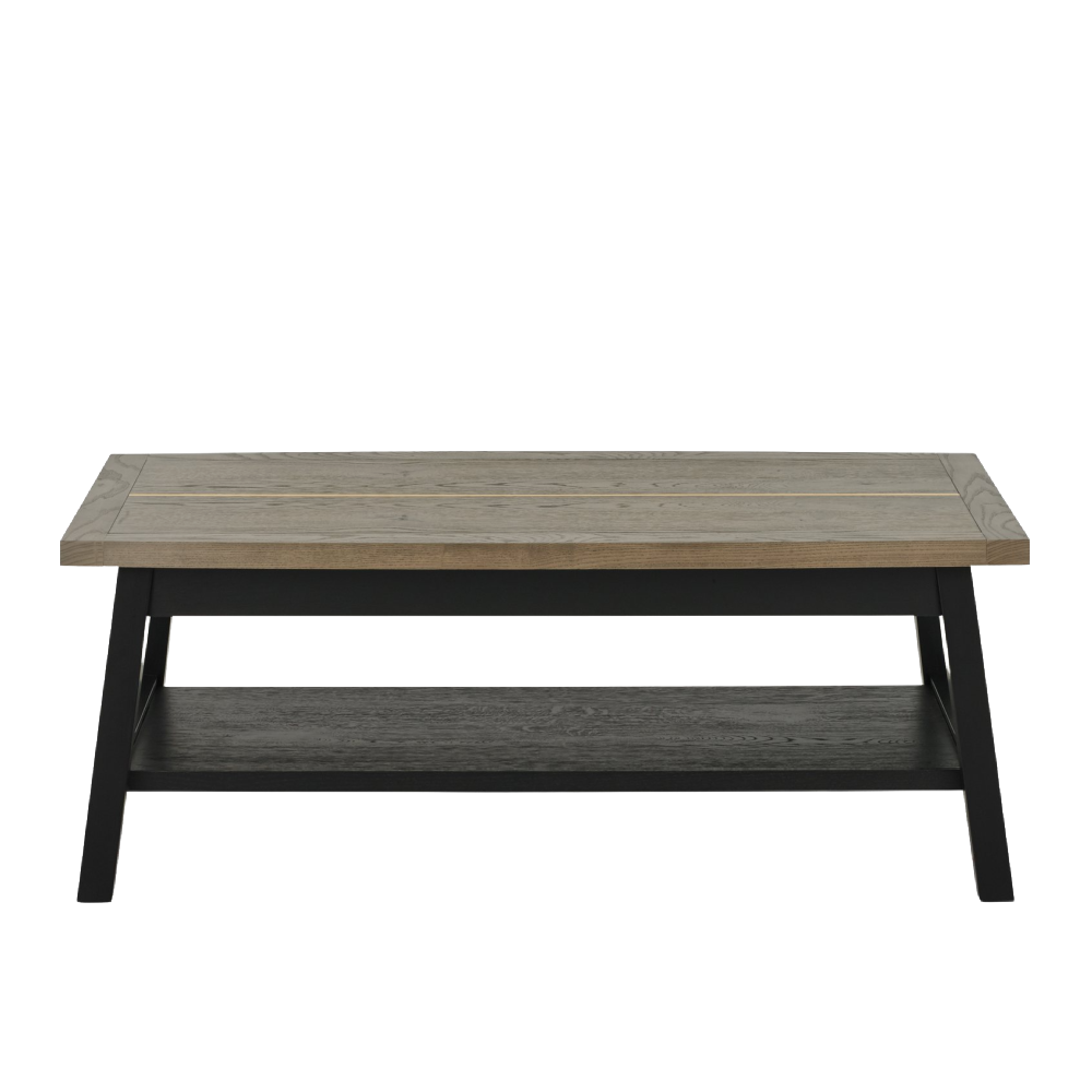 Camden Weathered Oak & Peppercorn Coffee Table