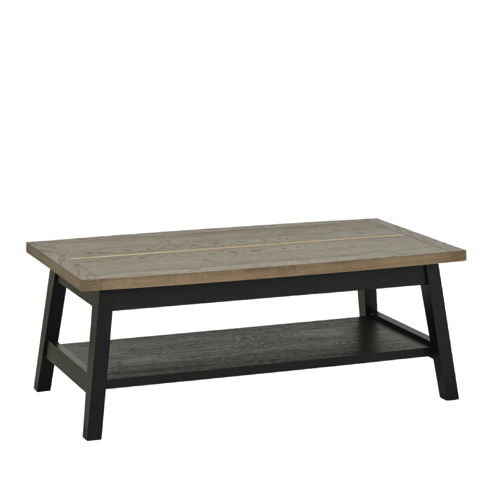 Camden Weathered Oak & Peppercorn Coffee Table