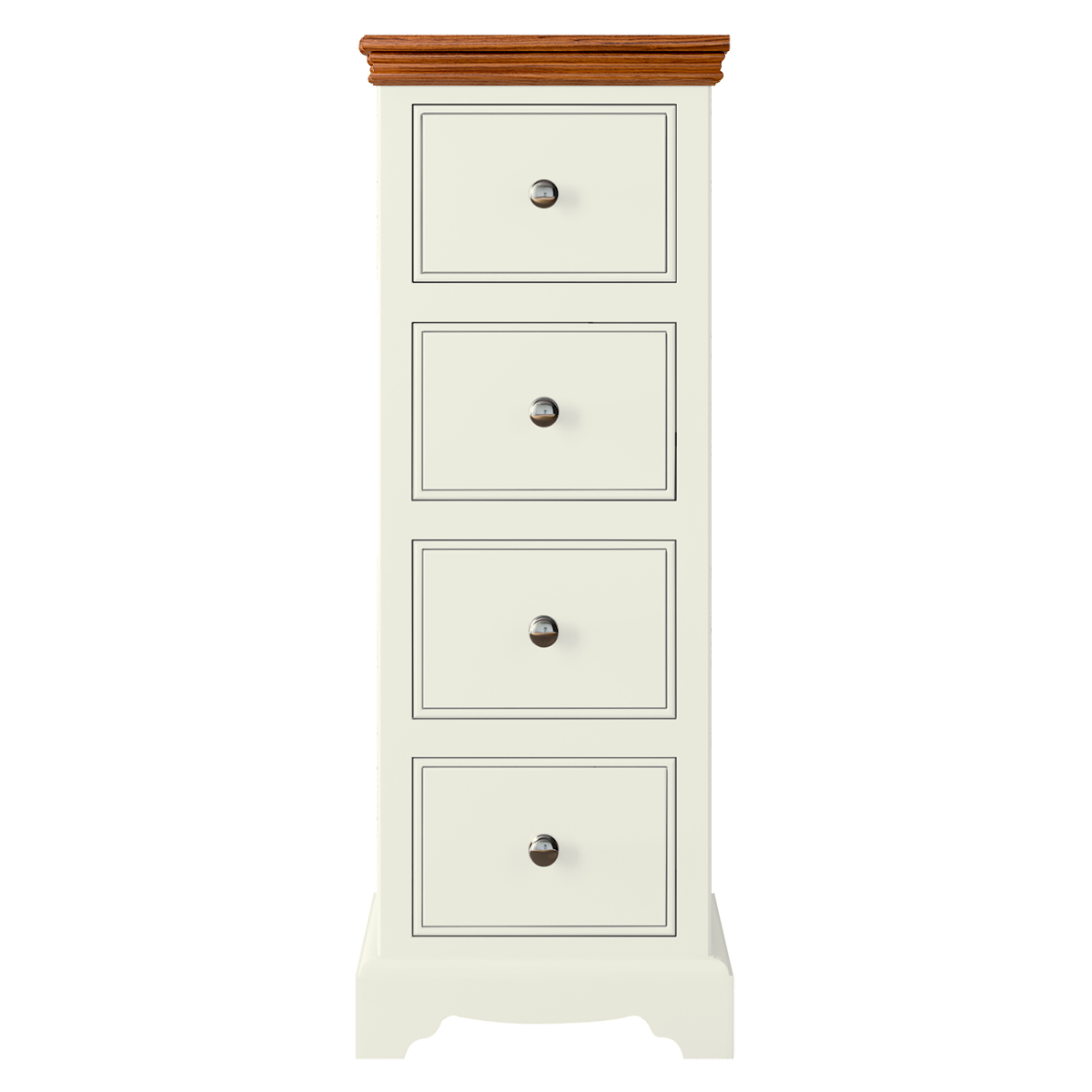 Inspiration Painted 4 Drawer Narrow Chest