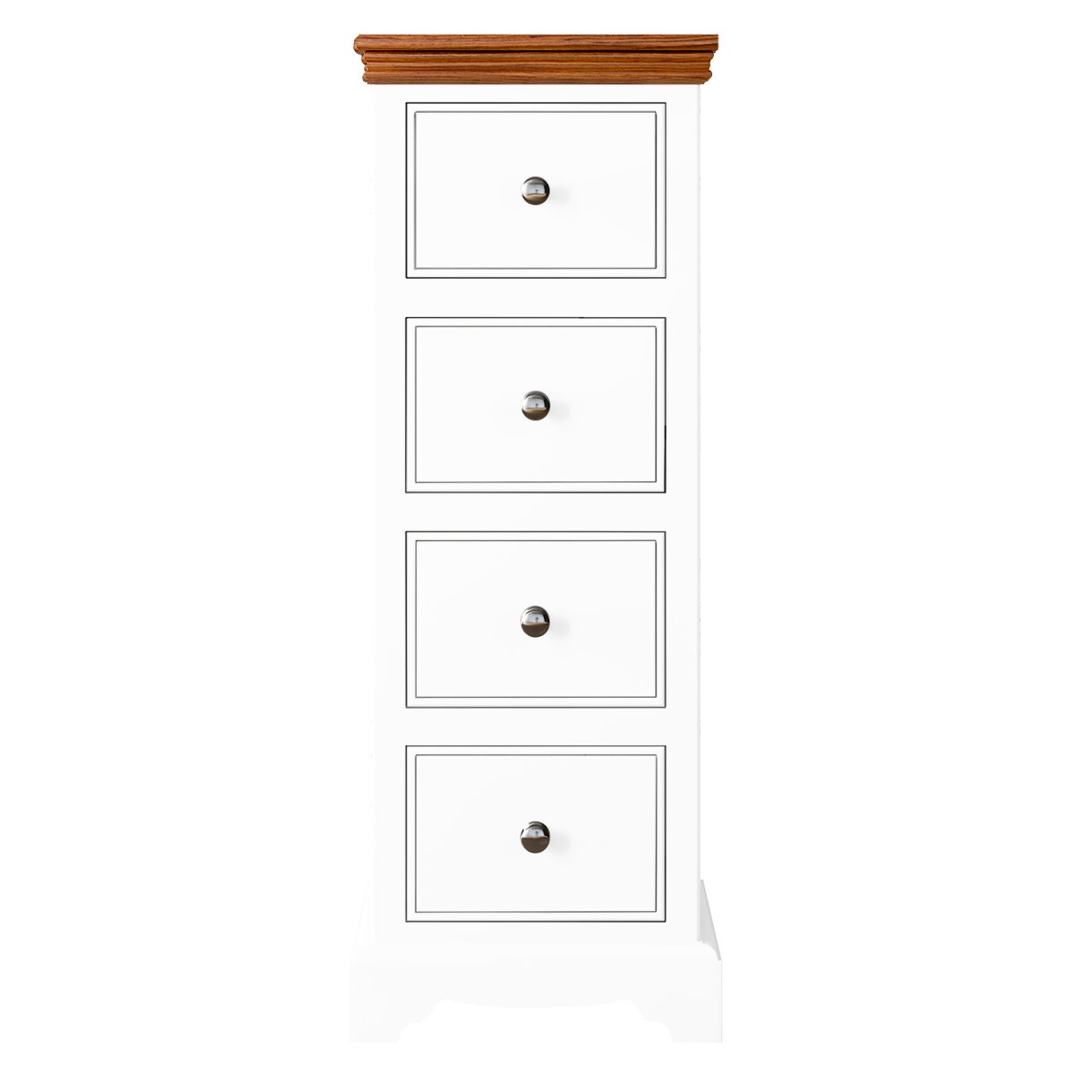 Inspiration Painted 4 Drawer Narrow Chest