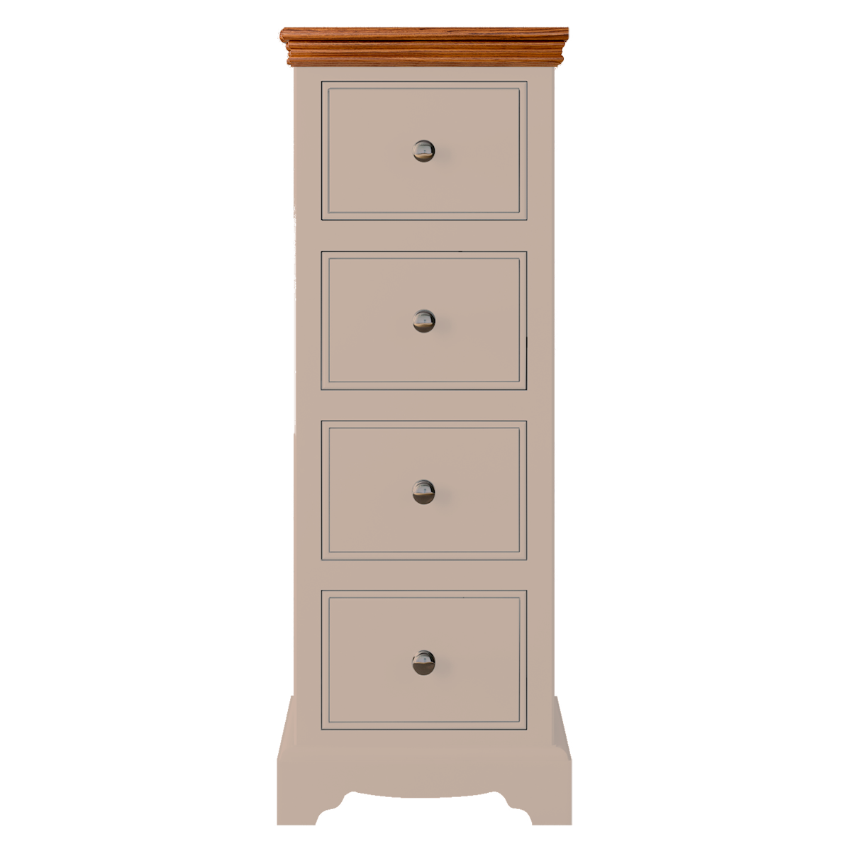 Inspiration Painted 4 Drawer Narrow Chest