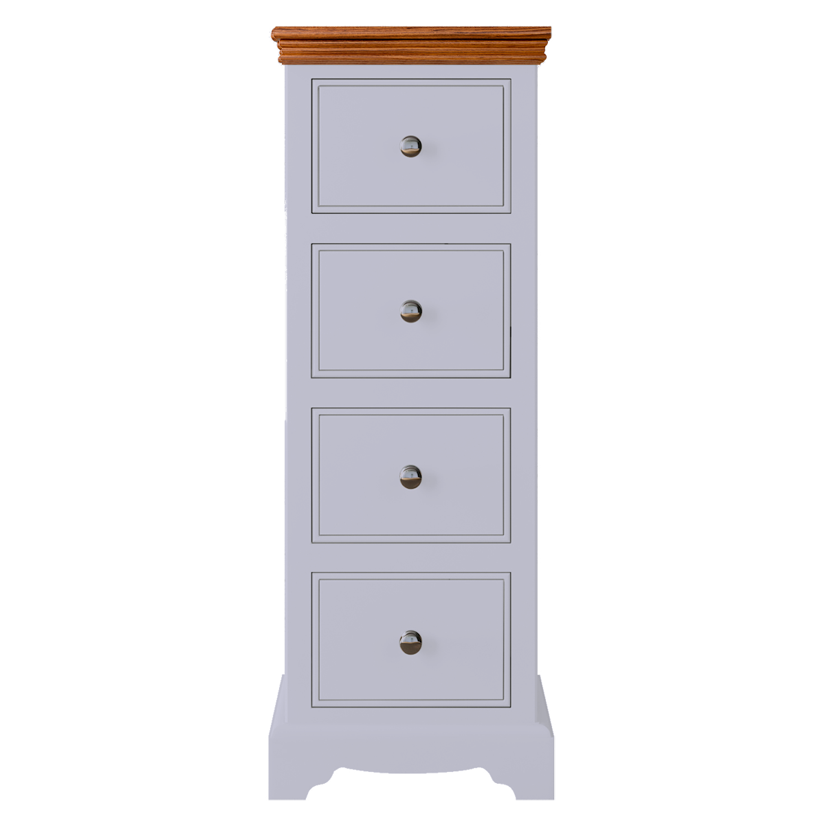 Inspiration Painted 4 Drawer Narrow Chest