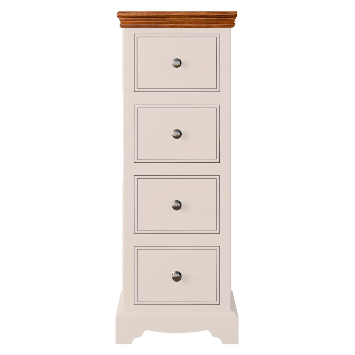 Inspiration Painted 4 Drawer Narrow Chest