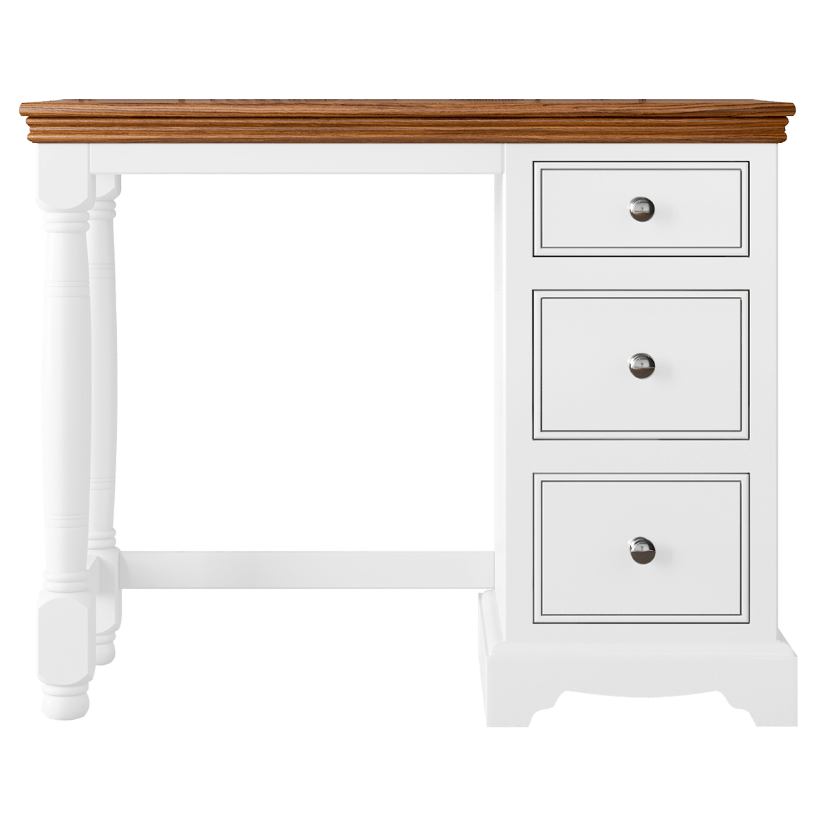 Inspiration Painted Single Ped Dressing Table