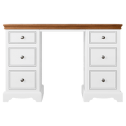 Inspiration Painted Double Ped Dressing Table