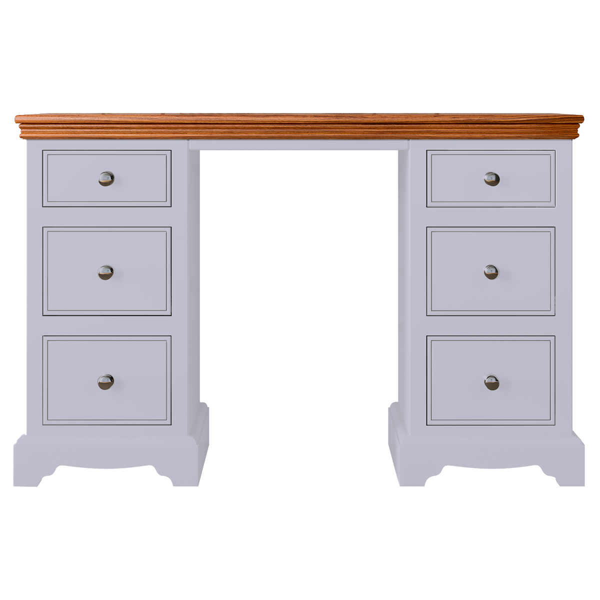 Inspiration Painted Double Ped Dressing Table