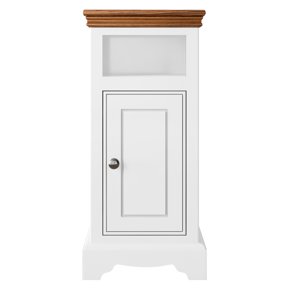 Inspiration Narrow 1 Door/Drawer Open Shelf Bedside