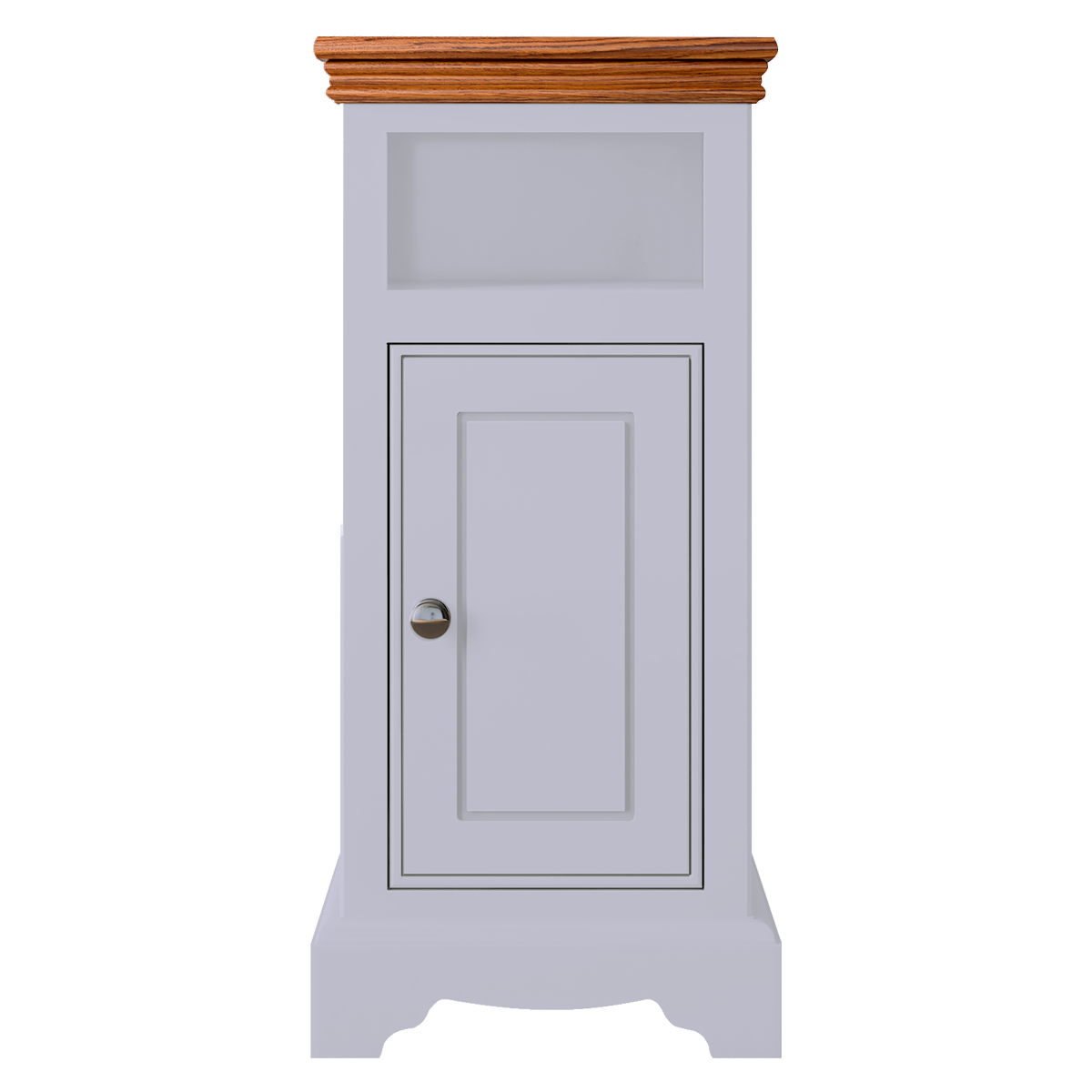 Inspiration Narrow 1 Door/Drawer Open Shelf Bedside