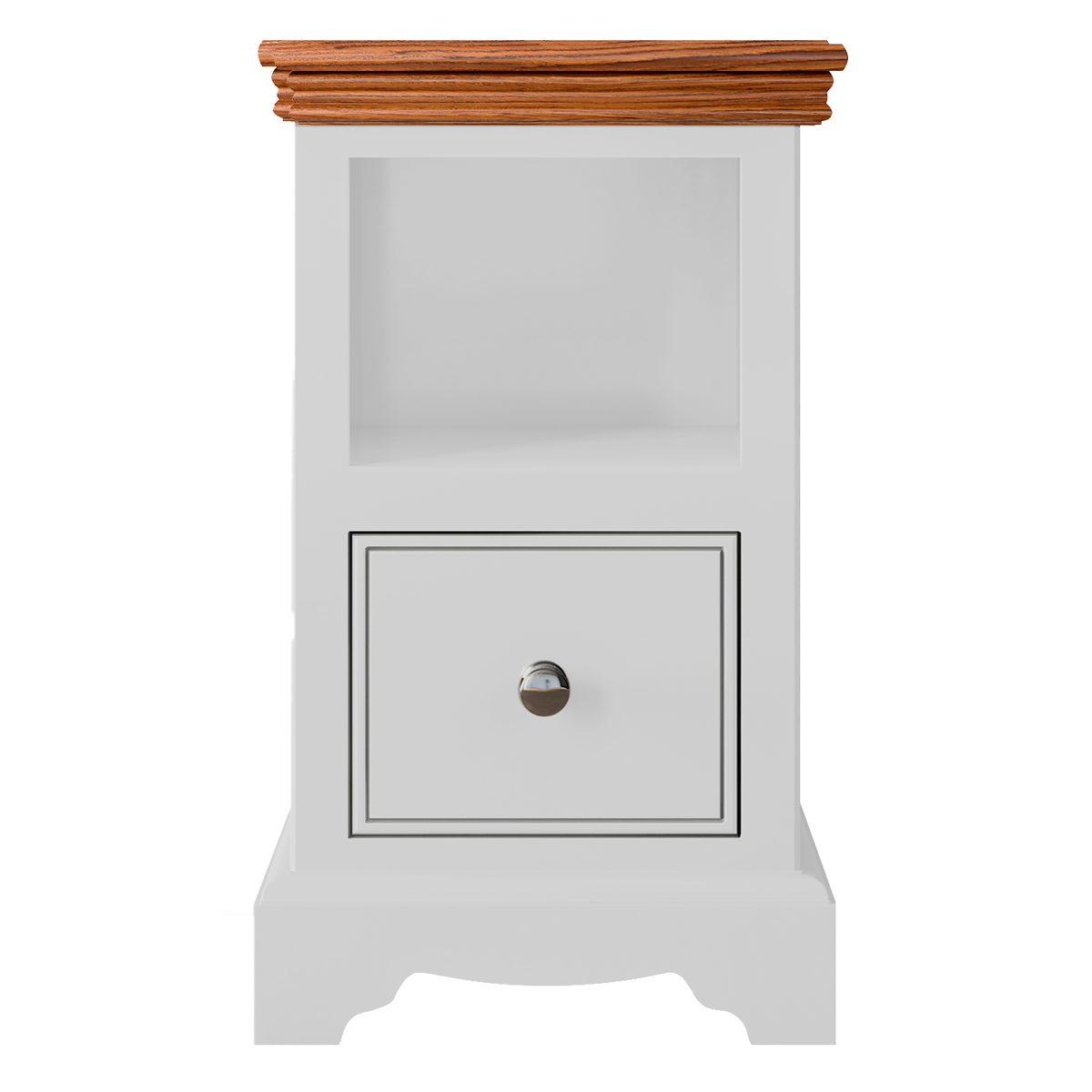 Inspiration Large  1 Drawer Open Shelf Bedside