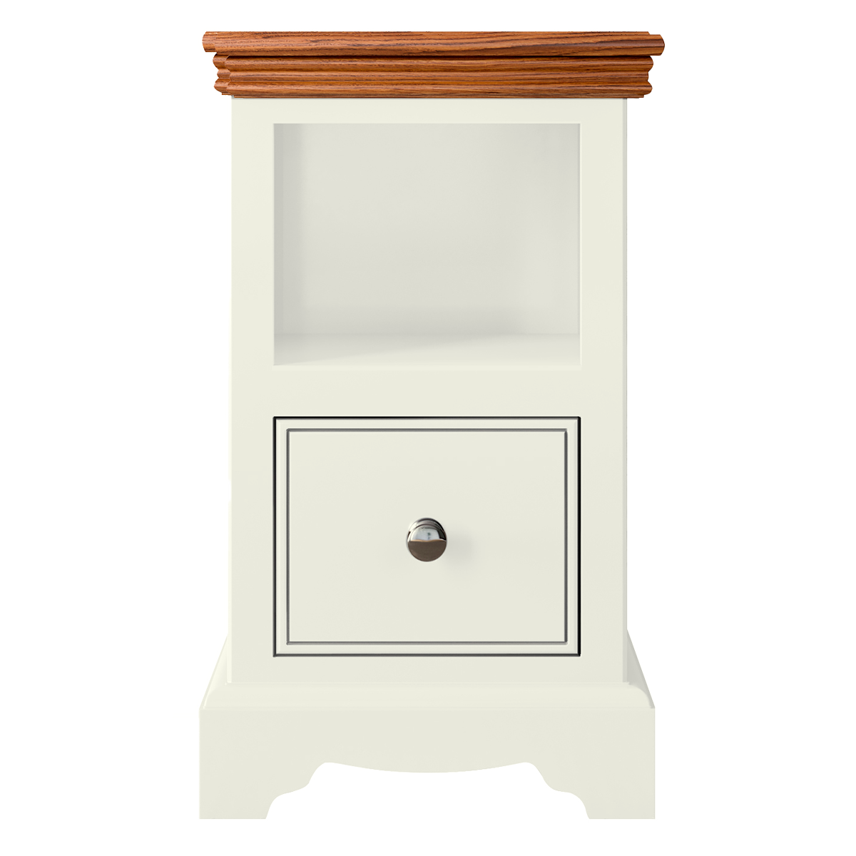 Inspiration Large  1 Drawer Open Shelf Bedside