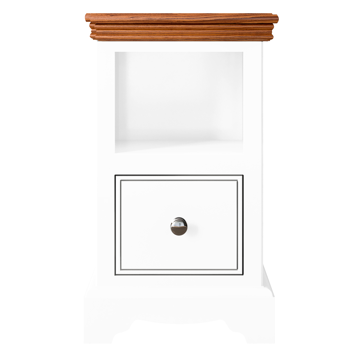 Inspiration Large  1 Drawer Open Shelf Bedside