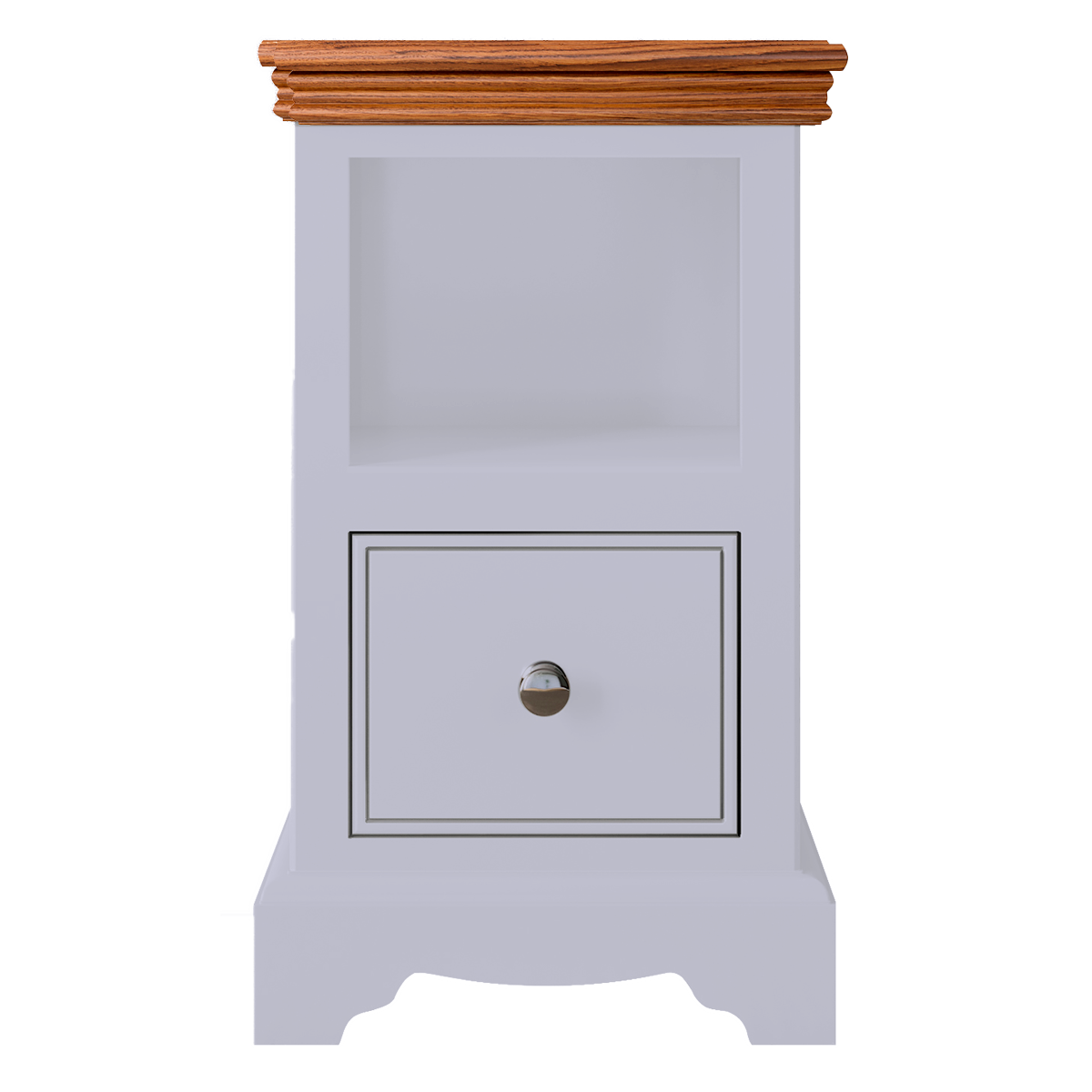 Inspiration Large  1 Drawer Open Shelf Bedside