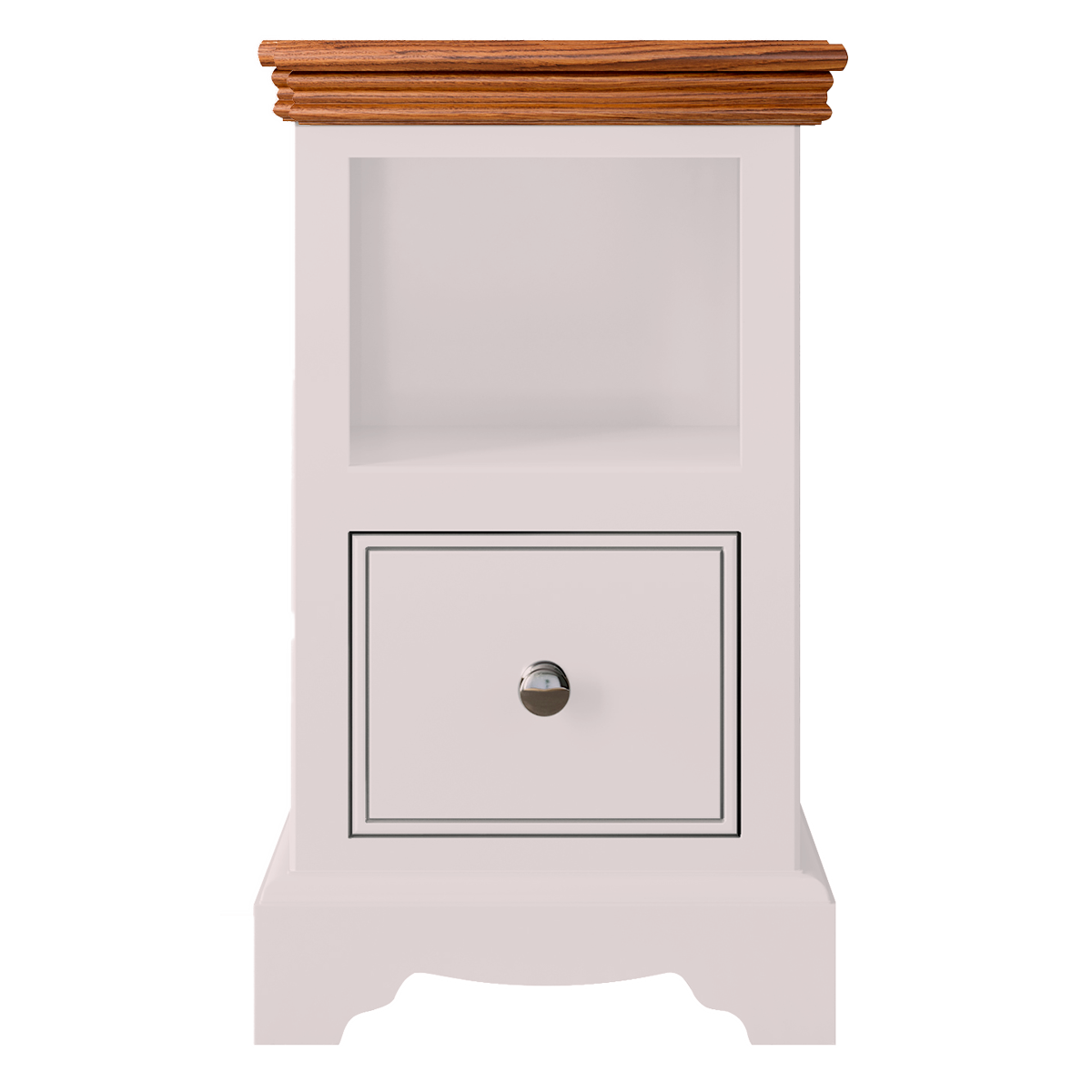 Inspiration Large  1 Drawer Open Shelf Bedside